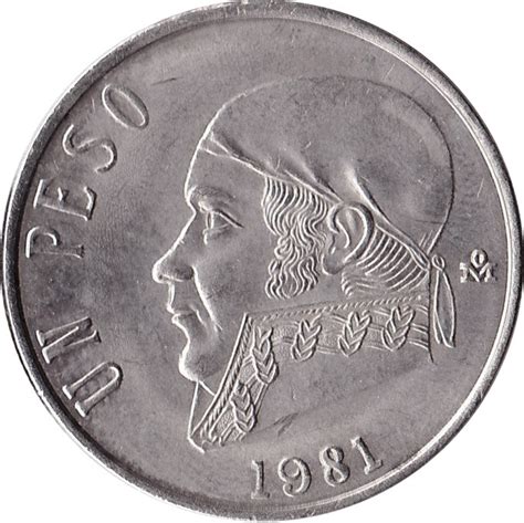 1981 un peso silver content